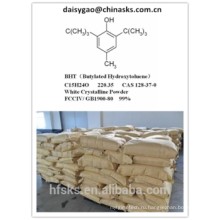 Горячее сбывание Бутиловое Hydroxytoluene BHT 128-37-0 с конкурентоспособной ценой